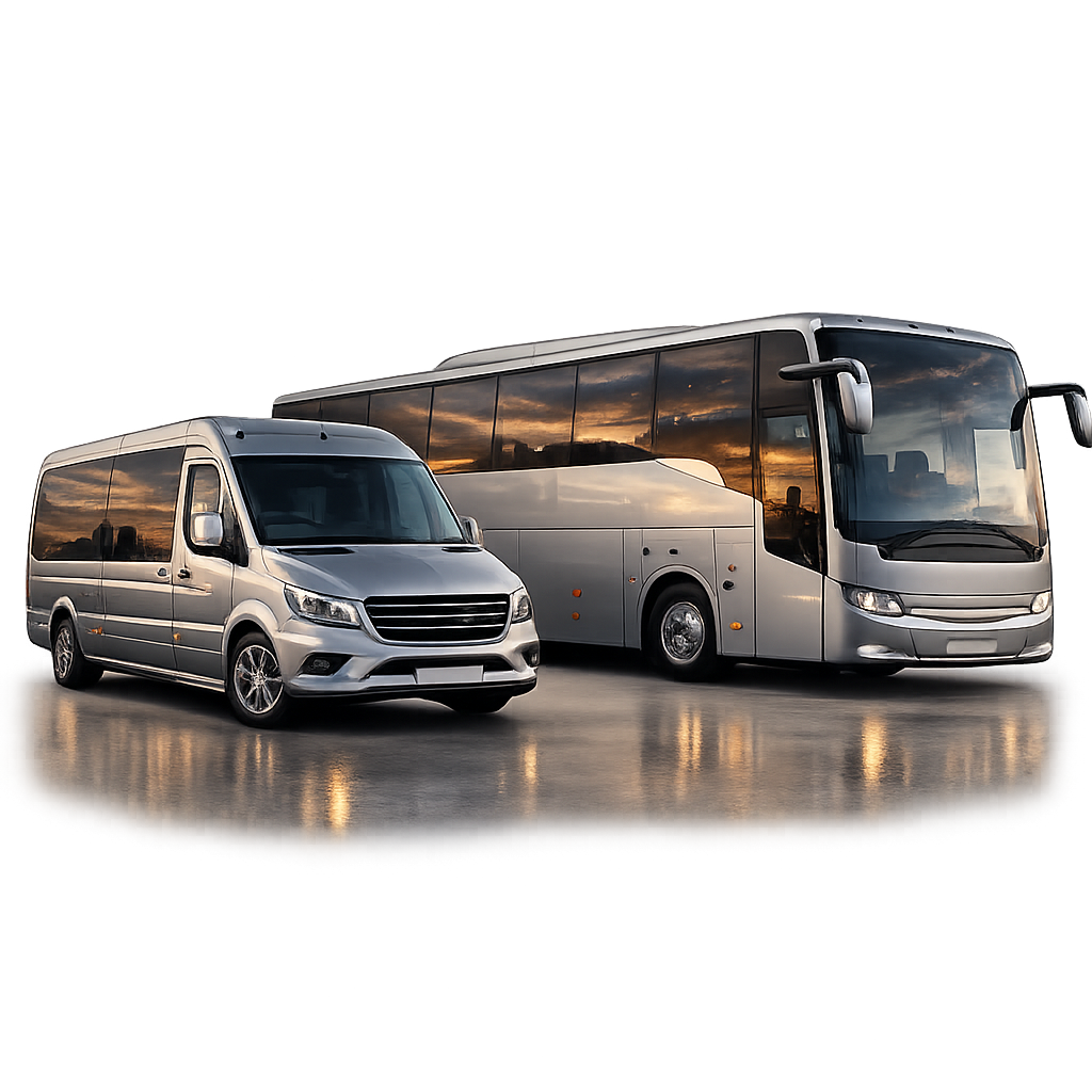 Minibus hire illustration